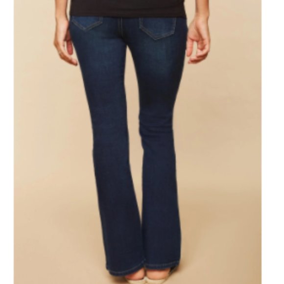 Motherhood Maternity Indigo Blue Boot Cut Medium - Picture 2 of 12
